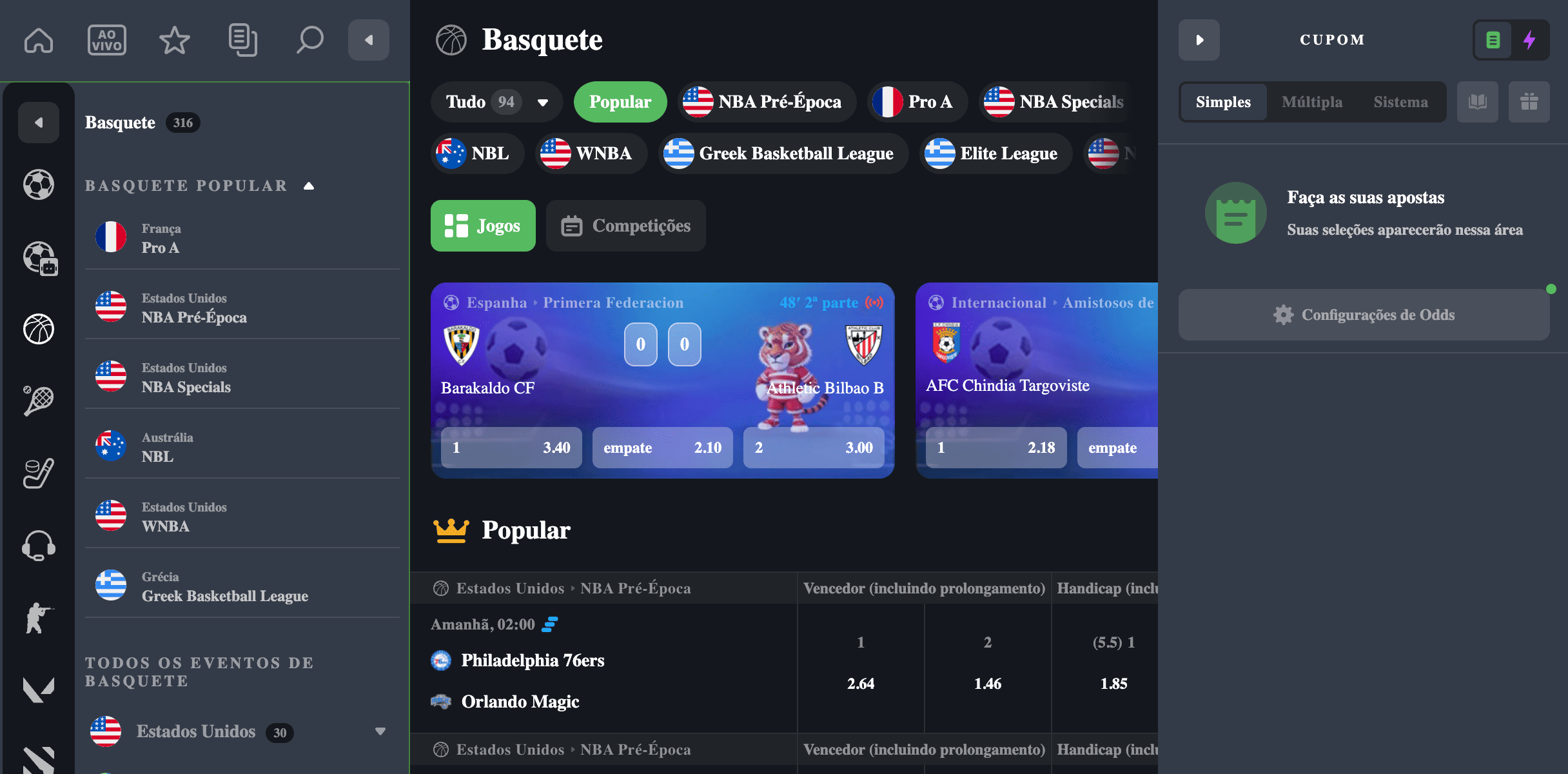 GBGBET basquetebol