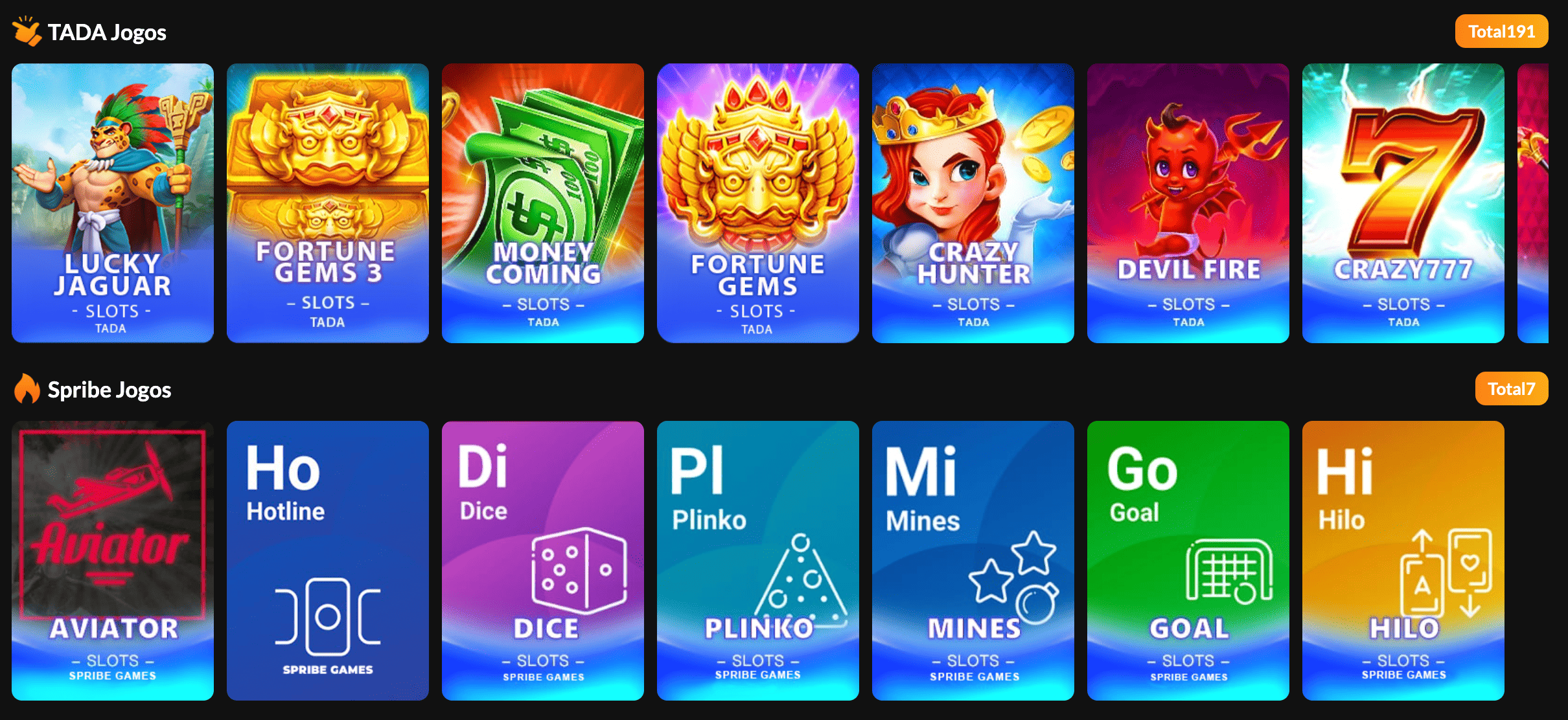 TADA Jogos GBGBET